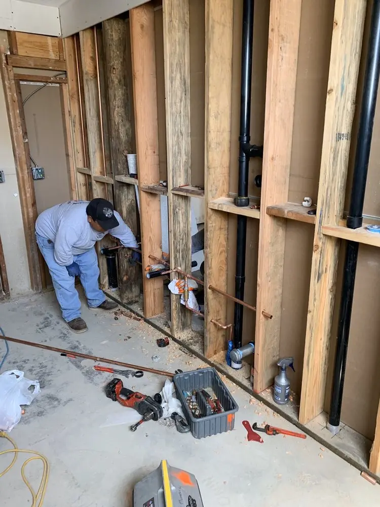 Commercial rough-in plumbing for Water Heater Replacement in Crestwood